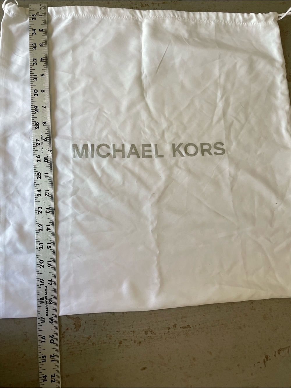 Michael Kors Drawstring Purse Protector Storage Bag, 19” x 18”